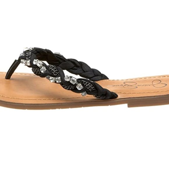 Jessica Simpson "Jacqui" Sandal (BLK) - Picture 7 of 7